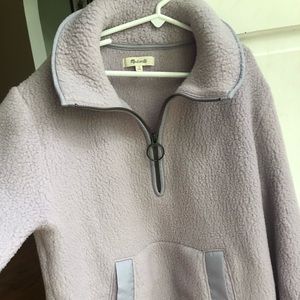 Madewell Polartec Popover fleece (lavender)